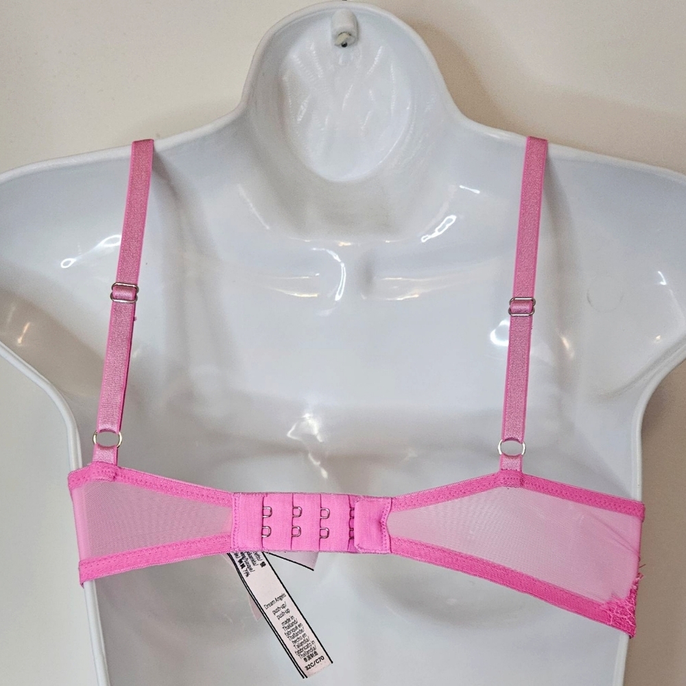 Hot Pink Lace Push-up Women's Bra From VICTORIA SECRET - Picture 5 of 5
